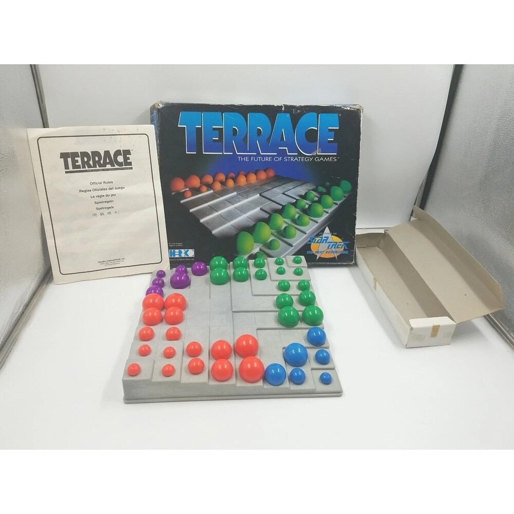 Vintage TERRACE Board Game The Future of Strategy Games Star Trek Complete 1993
